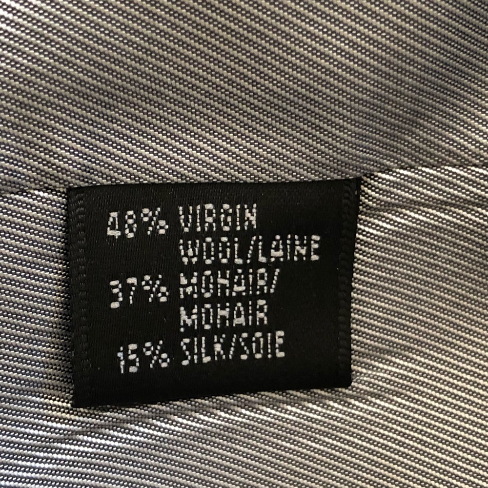 Lafayette 148 Grey Blazer Wool Silk Women’s 8 - Picture 6 of 6